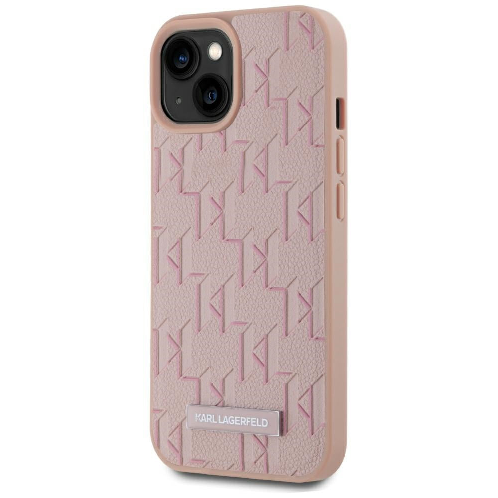 MagSafe cover til Apple iPhone 15, Karl Lagerfeld, Hot Stamp, Pink