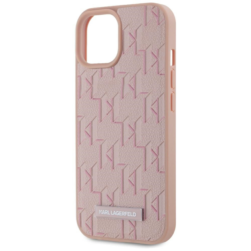 MagSafe cover til Apple iPhone 15, Karl Lagerfeld, Hot Stamp, Pink