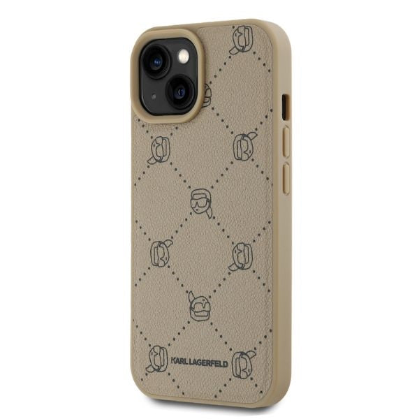 MagSafe cover til Apple iPhone 15, Karl Lagerfeld, Karl's Head, Beige
