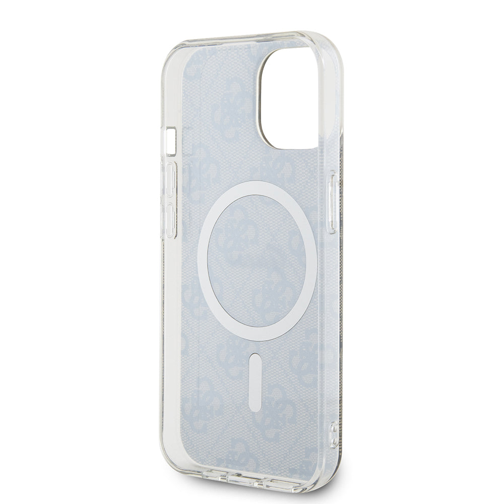 MagSafe cover til Apple iPhone 15 Plus, Guess, IML 4G, Brun