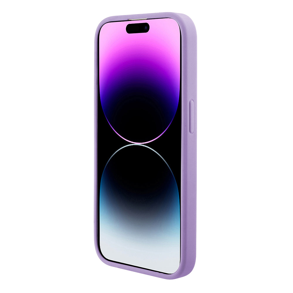 MagSafe Case for Apple iPhone 15 Plus, Guess, Saffiano, Purple