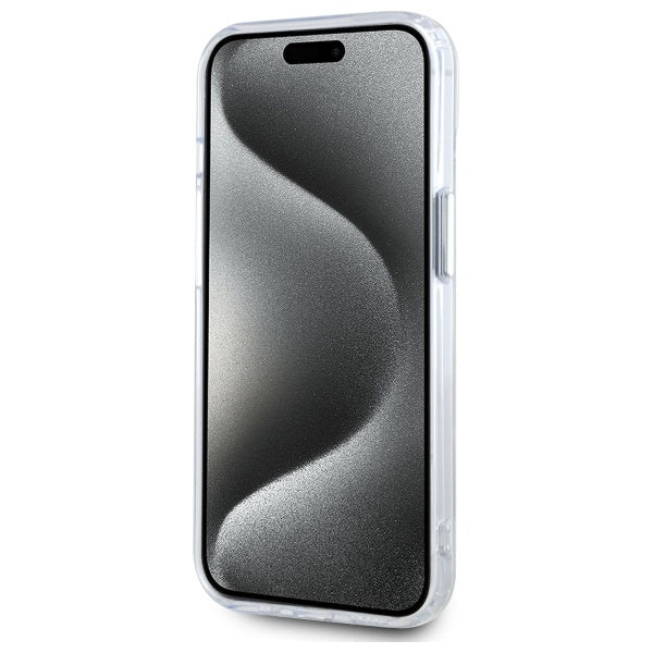 MagSafe cover til Apple iPhone 15 Plus, Karl Lagerfeld, IML Metal Choupette's Head, Hvid