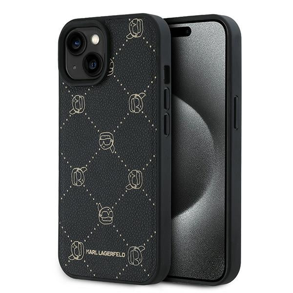MagSafe cover til Apple iPhone 15 Plus, Karl Lagerfeld, Karl's Head, Sort