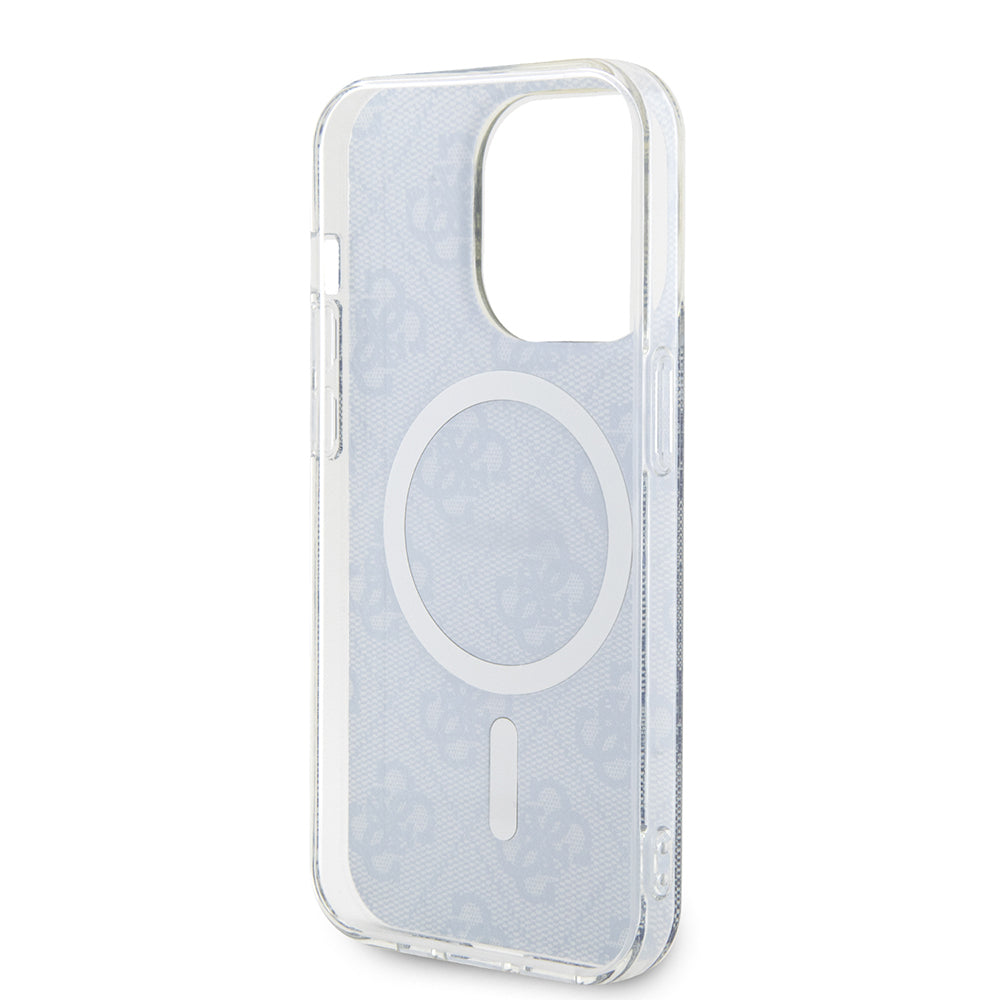 MagSafe cover til Apple iPhone 15 Pro, Guess, IML 4G, Blå