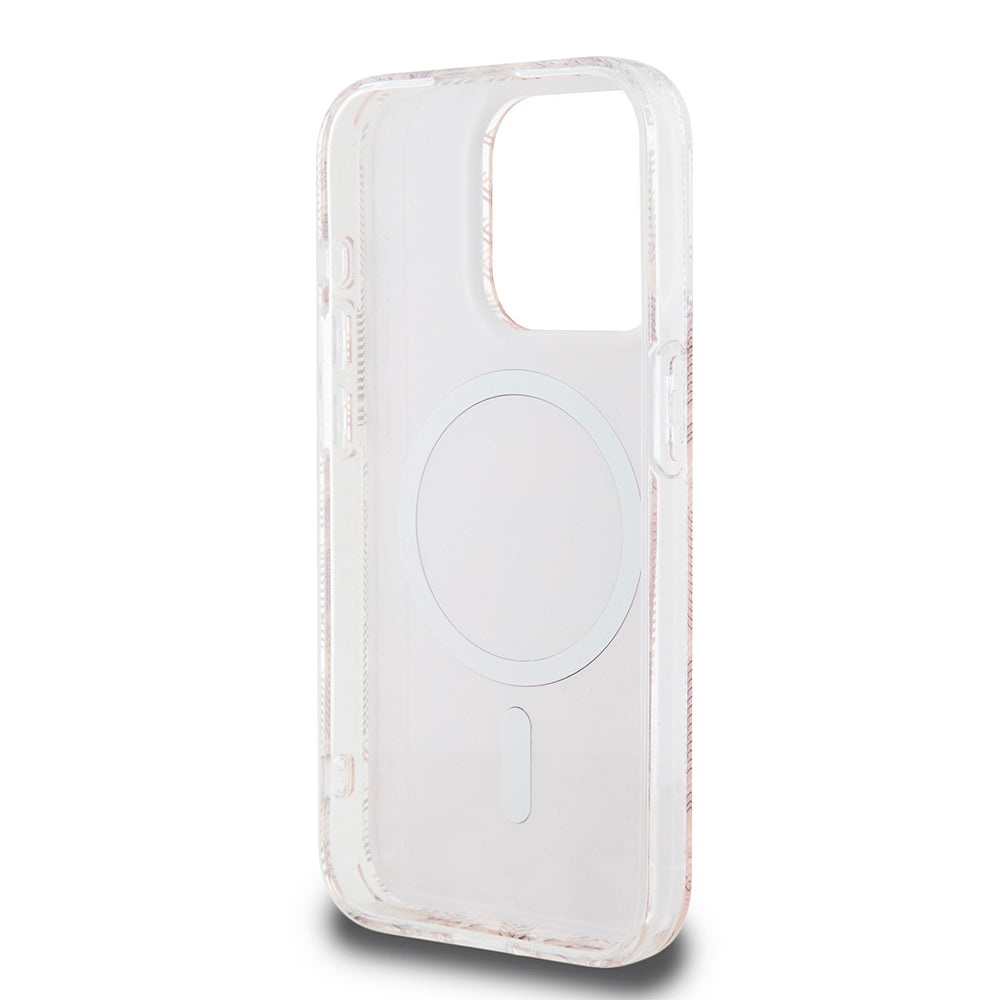 MagSafe cover til Apple iPhone 15 Pro, Guess, IML Gcube, Pink