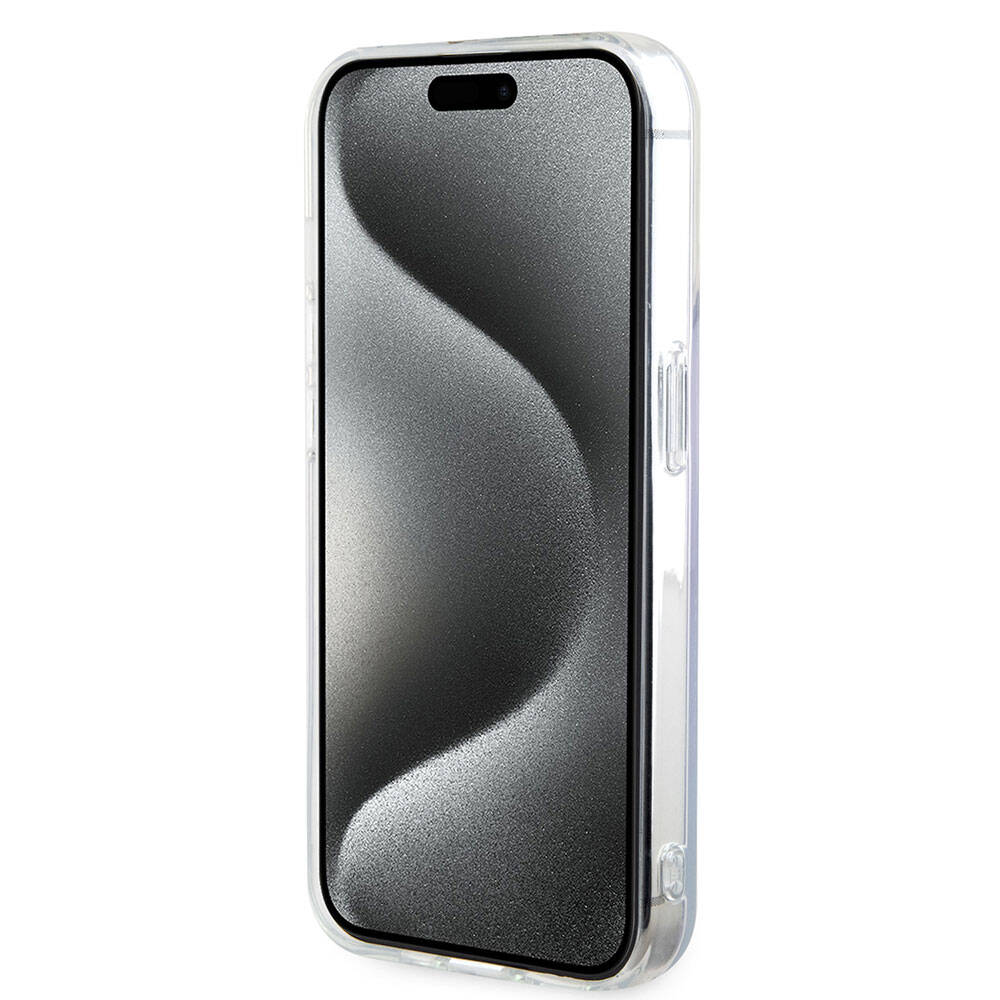 MagSafe cover til Apple iPhone 15 Pro Max, Guess, IML Iridescent, Lilla