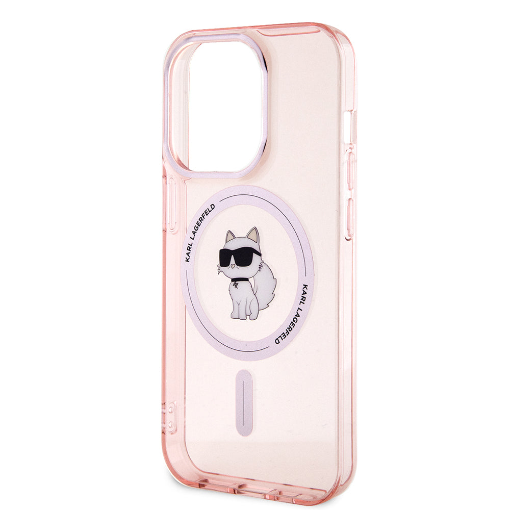 MagSafe cover til Apple iPhone 15 Pro Max, Karl Lagerfeld, IML Choupette, Pink