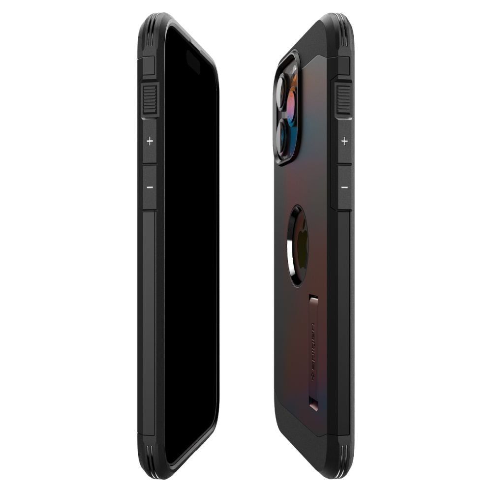 MagSafe cover til Apple iPhone 15 Pro Max, Spigen, Tough Armor, Sort ACS06594