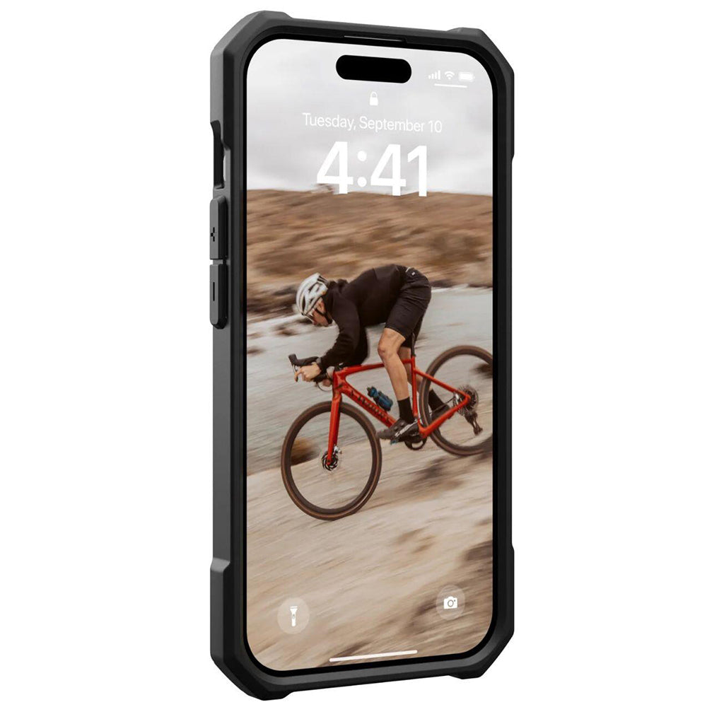 MagSafe Case for Apple iPhone 15 Pro Max, Urban Armor Gear, Essential Armor, Black