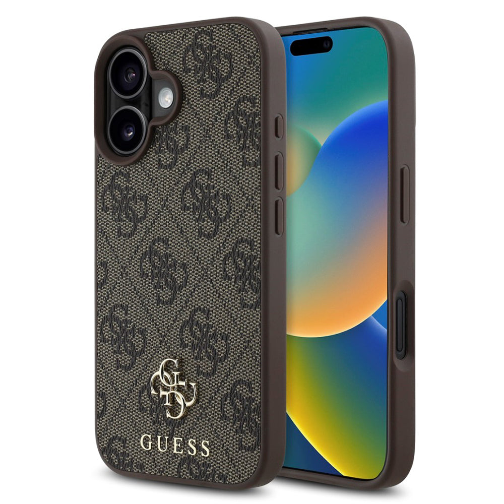 MagSafe cover til Apple iPhone 16, Guess, 4G Classic, Brun