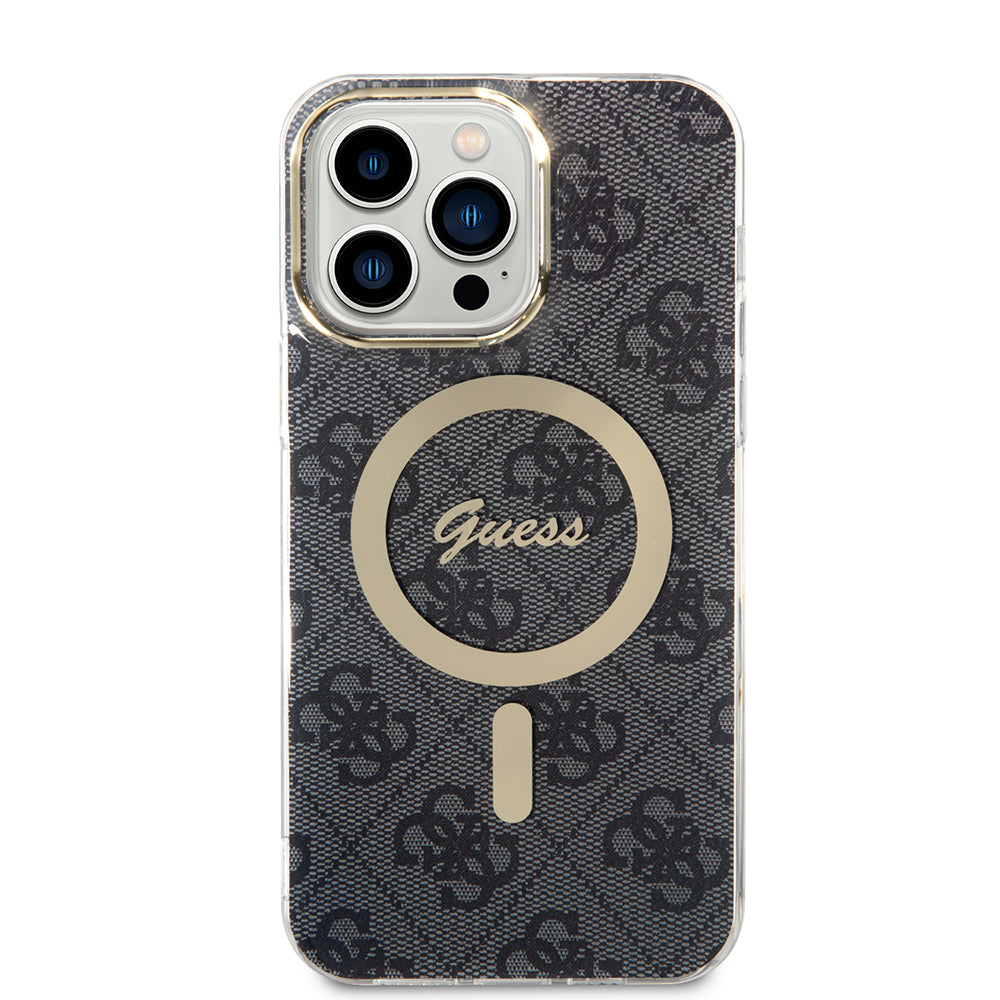 MagSafe cover til Apple iPhone 16, Guess, IML 4G, Sort