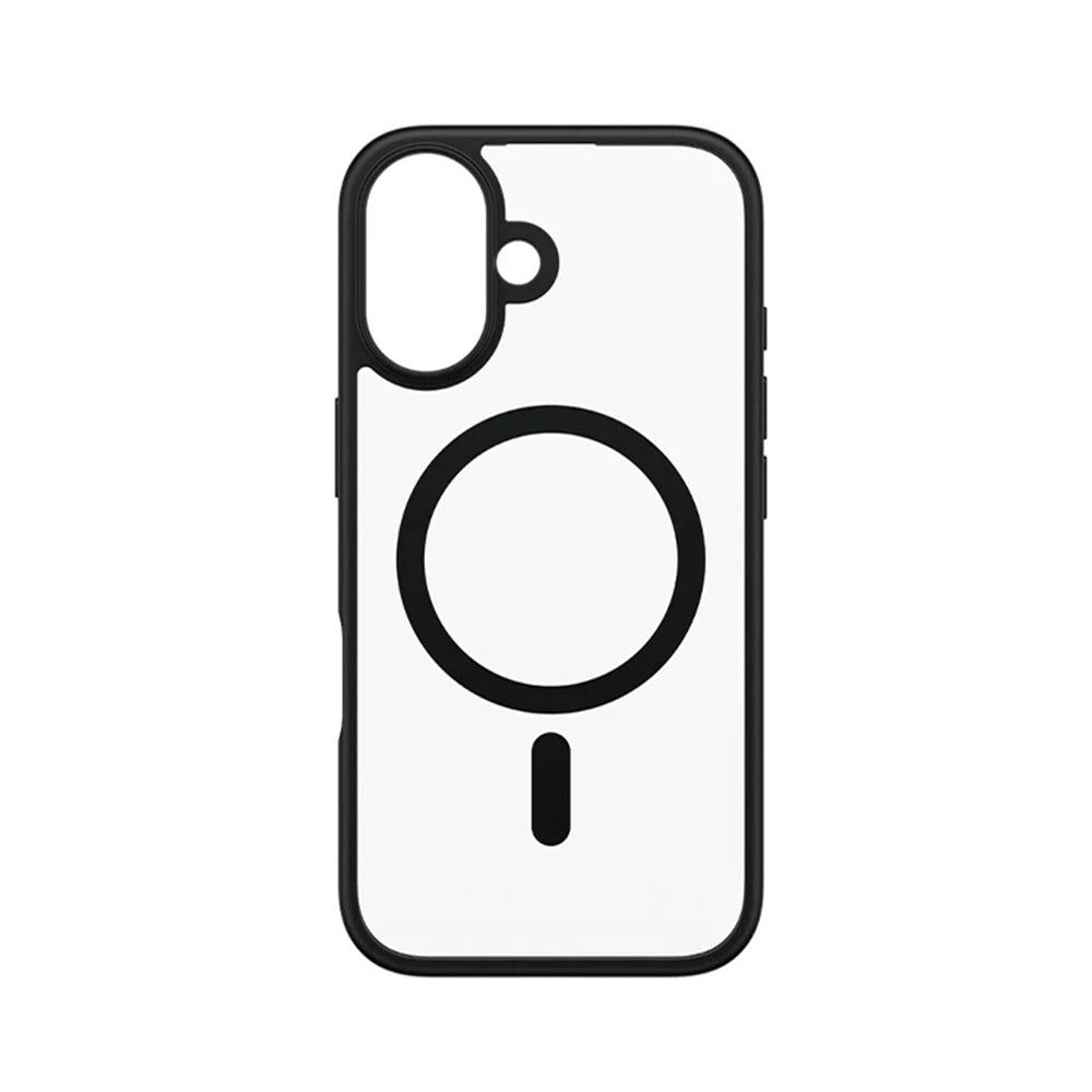MagSafe cover til Apple iPhone 16, PanzerGlass, Frame, Sort Transparent