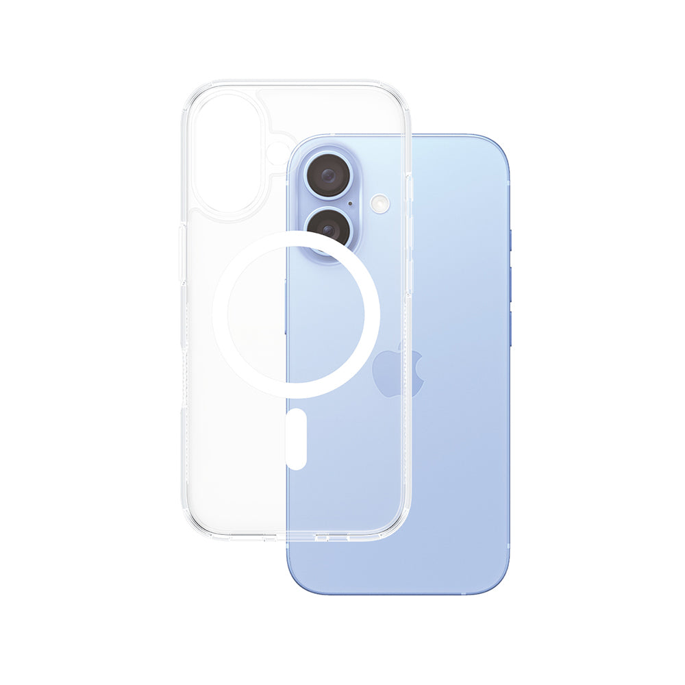MagSafe cover til Apple iPhone 16, PanzerGlass, HardCase, Hvid Transparent