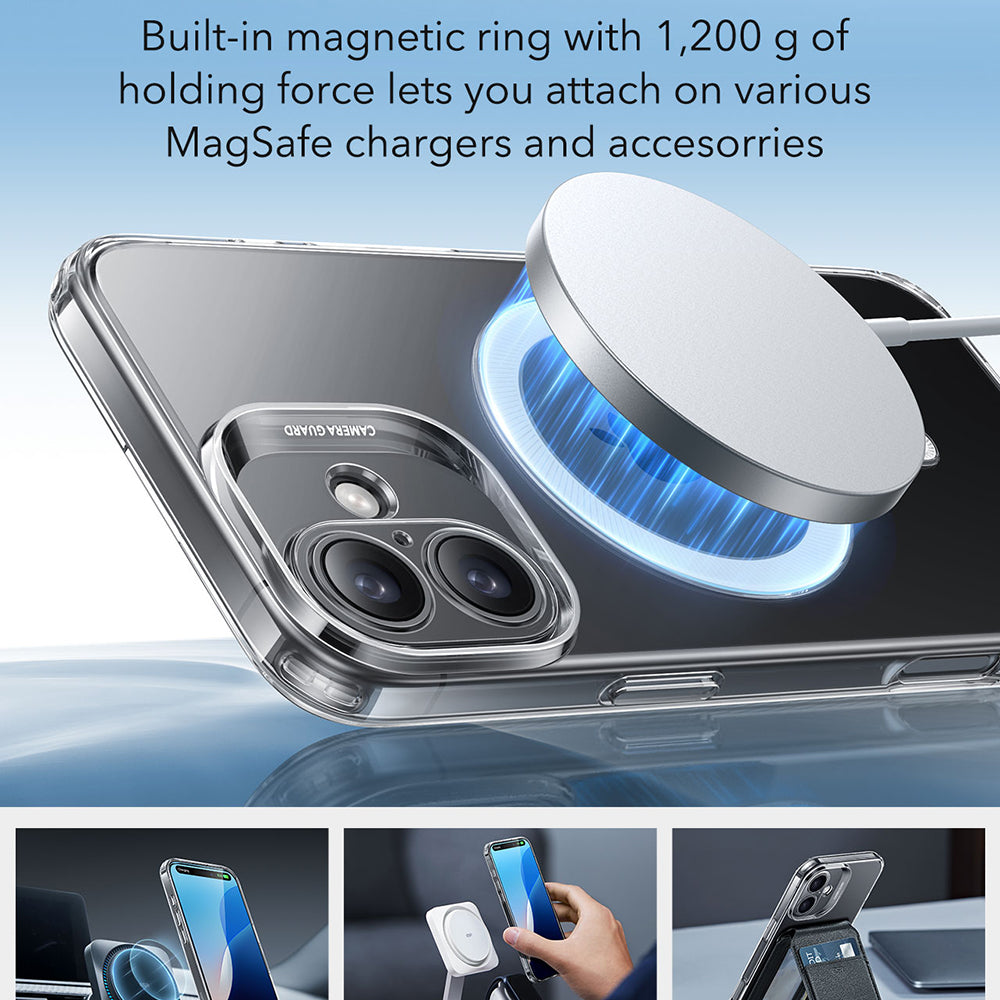 MagSafe cover til Apple iPhone 16 Plus, ESR, Zero, Gennemsigtig