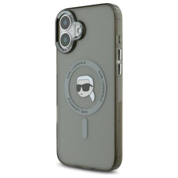 MagSafe cover til Apple iPhone 16 Plus, Karl Lagerfeld, IML Karl's Head, Sort