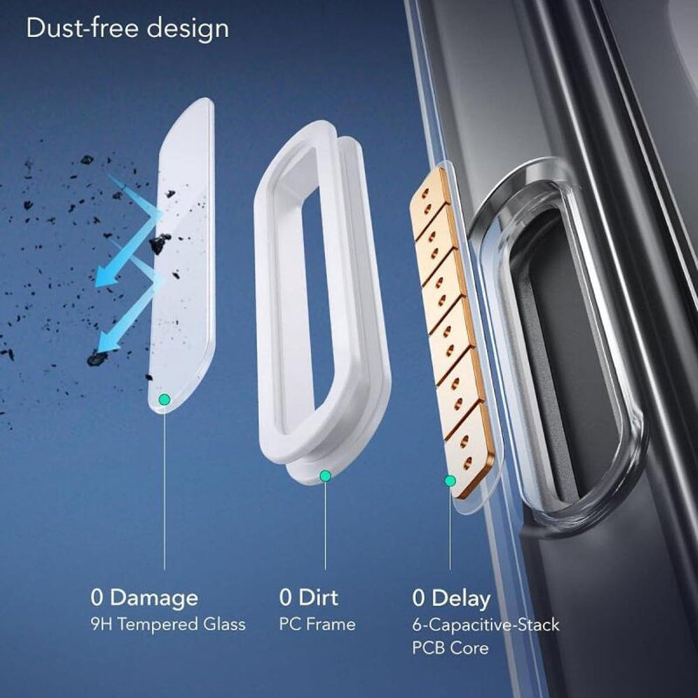 MagSafe-etui til Apple iPhone 16 Pro, ESR, Classic Hybrid Slide, Transparent