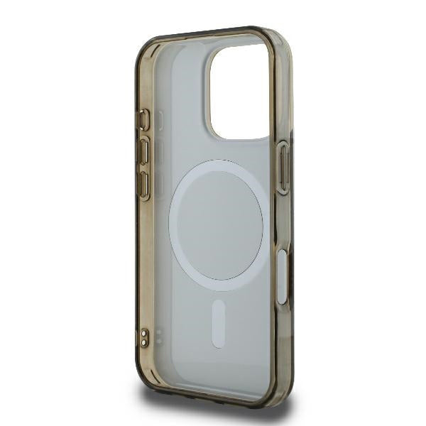 MagSafe cover til Apple iPhone 16 Pro, Guess, IML 4G Background, Brun
