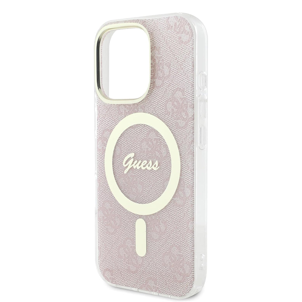 MagSafe cover til Apple iPhone 16 Pro, Guess, IML 4G, Pink