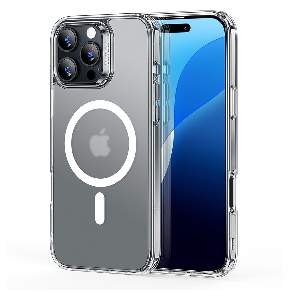 MagSafe cover til Apple iPhone 16 Pro Max, ESR, Classic Hybrid, Satin Transparent