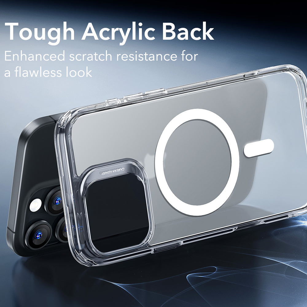MagSafe cover til Apple iPhone 16 Pro Max, ESR, Classic Hybrid, Satin Transparent