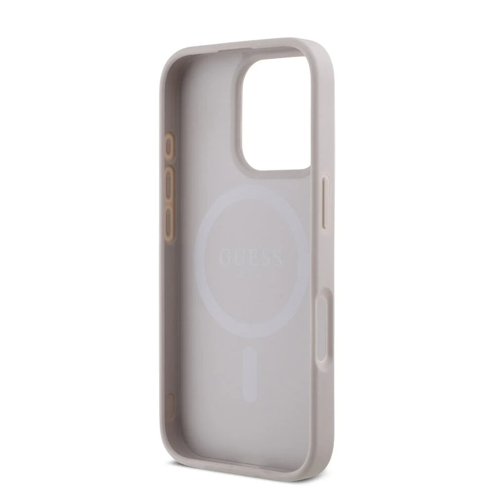 MagSafe cover til Apple iPhone 16 Pro Max, Guess, 4G Classic, Pink