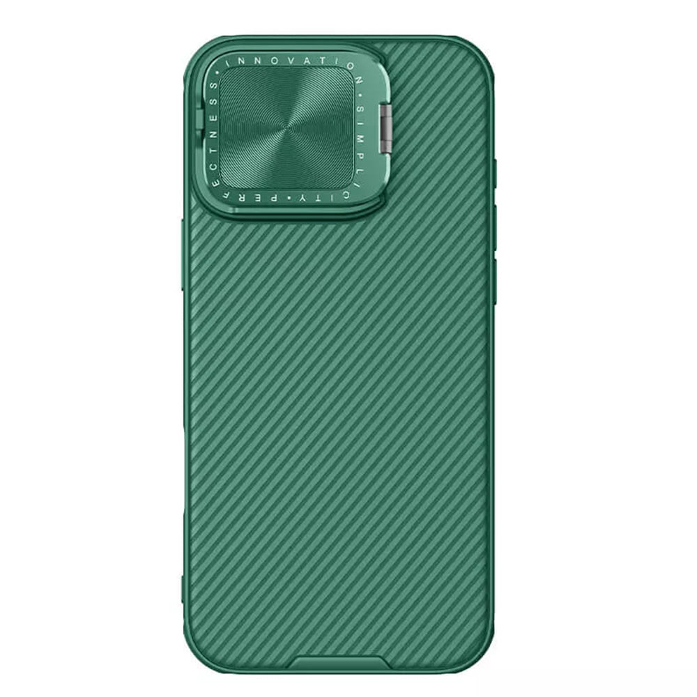 MagSafe-etui til Apple iPhone 16 Pro Max, Nillkin, CamShield Prop, Grøn