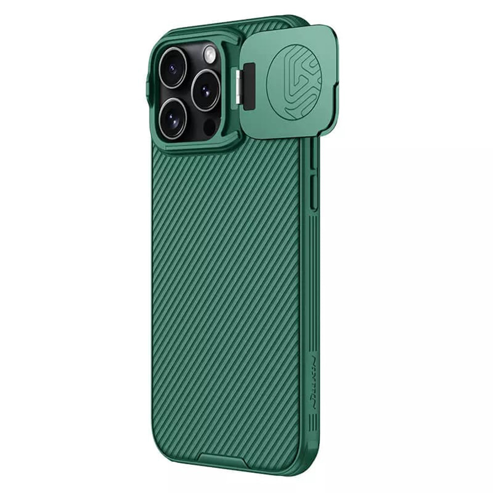 MagSafe-etui til Apple iPhone 16 Pro Max, Nillkin, CamShield Prop, Grøn