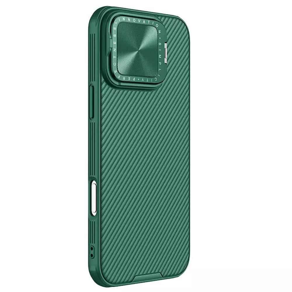 MagSafe-etui til Apple iPhone 16 Pro Max, Nillkin, CamShield Prop, Grøn
