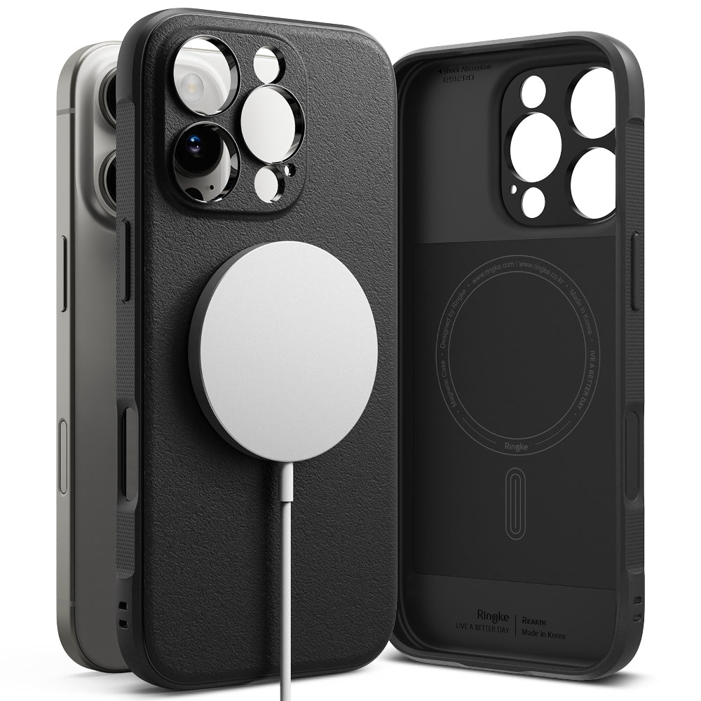 MagSafe-etui til Apple iPhone 16 Pro Max, Ringke, Onyx, Sort