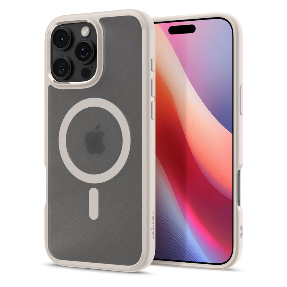 MagSafe cover til Apple iPhone 16 Pro Max, Spigen, Ultra Hybrid, Satineret Bronze ACS08382