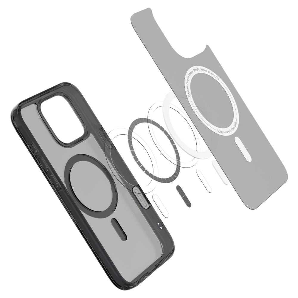 MagSafe cover til Apple iPhone 16 Pro Max, Spigen, Ultra Hybrid T, Satin Sort ACS08507