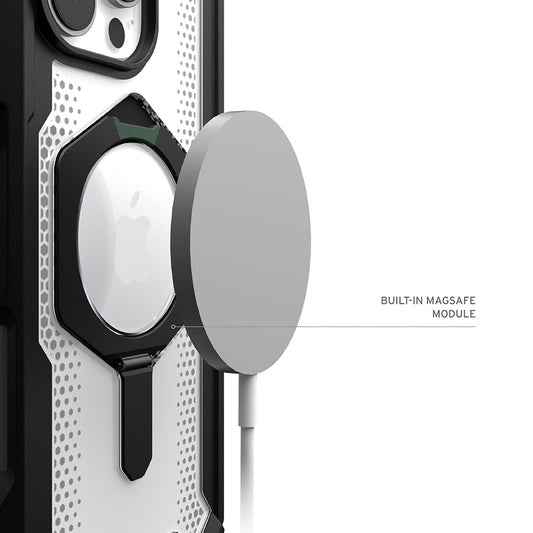 MagSafe-etui til Apple iPhone 16 Pro Max, Urban Armor Gear, Plasma XTE, Sort Transparent