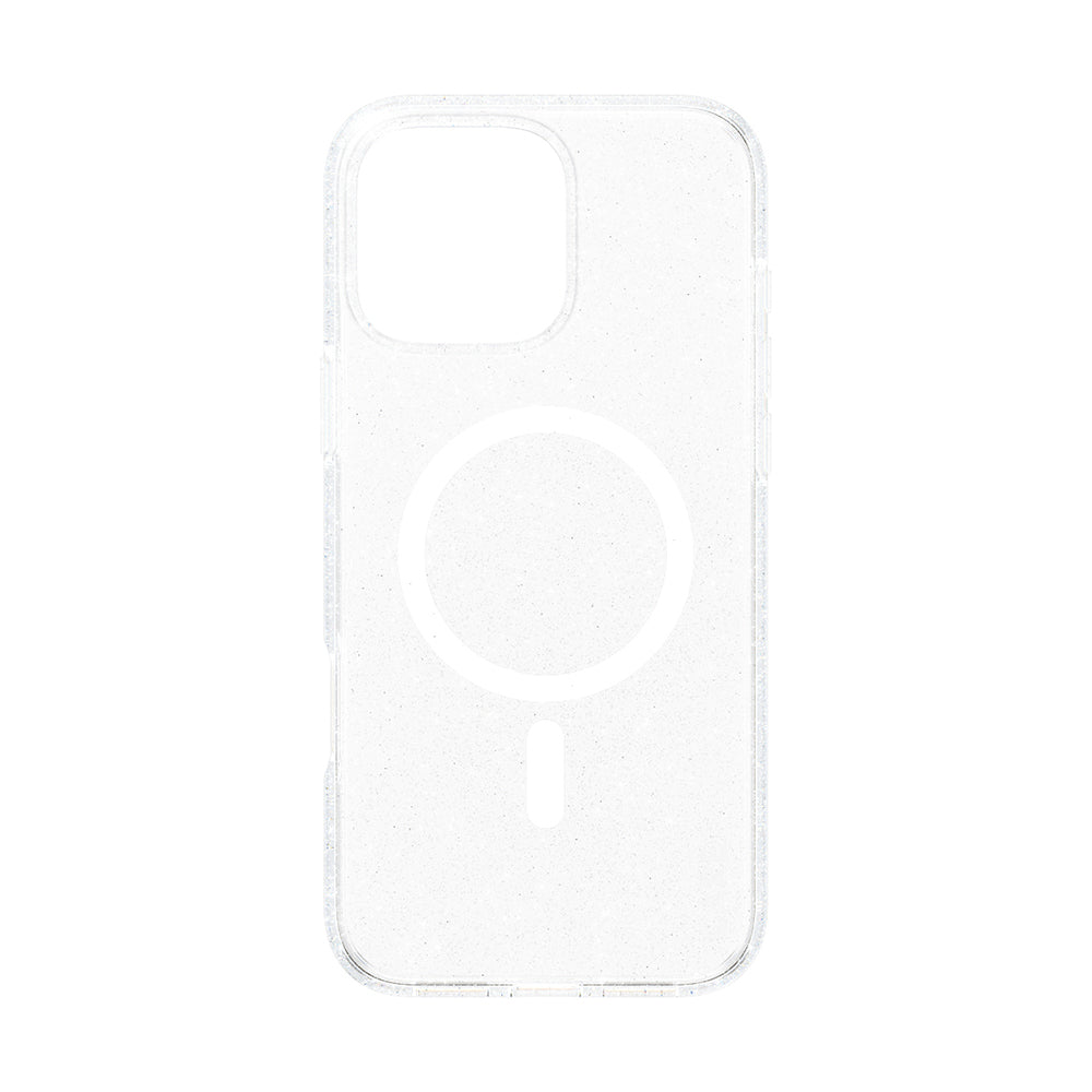 MagSafe cover til Apple iPhone 16 Pro, PanzerGlass, Care Urban Combat Star Lit, Transparent Hvid