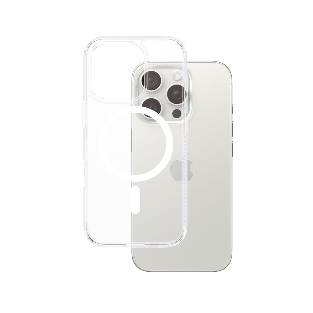 MagSafe cover til Apple iPhone 16 Pro, PanzerGlass, HardCase, Hvid Transparent