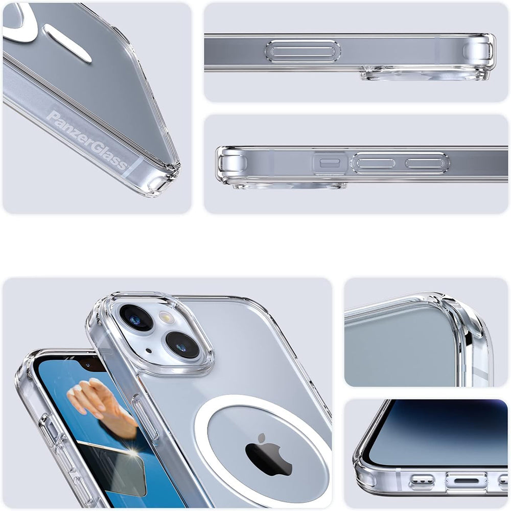 MagSafe cover til Apple iPhone 16 Pro, PanzerGlass, HardCase, Hvid Transparent