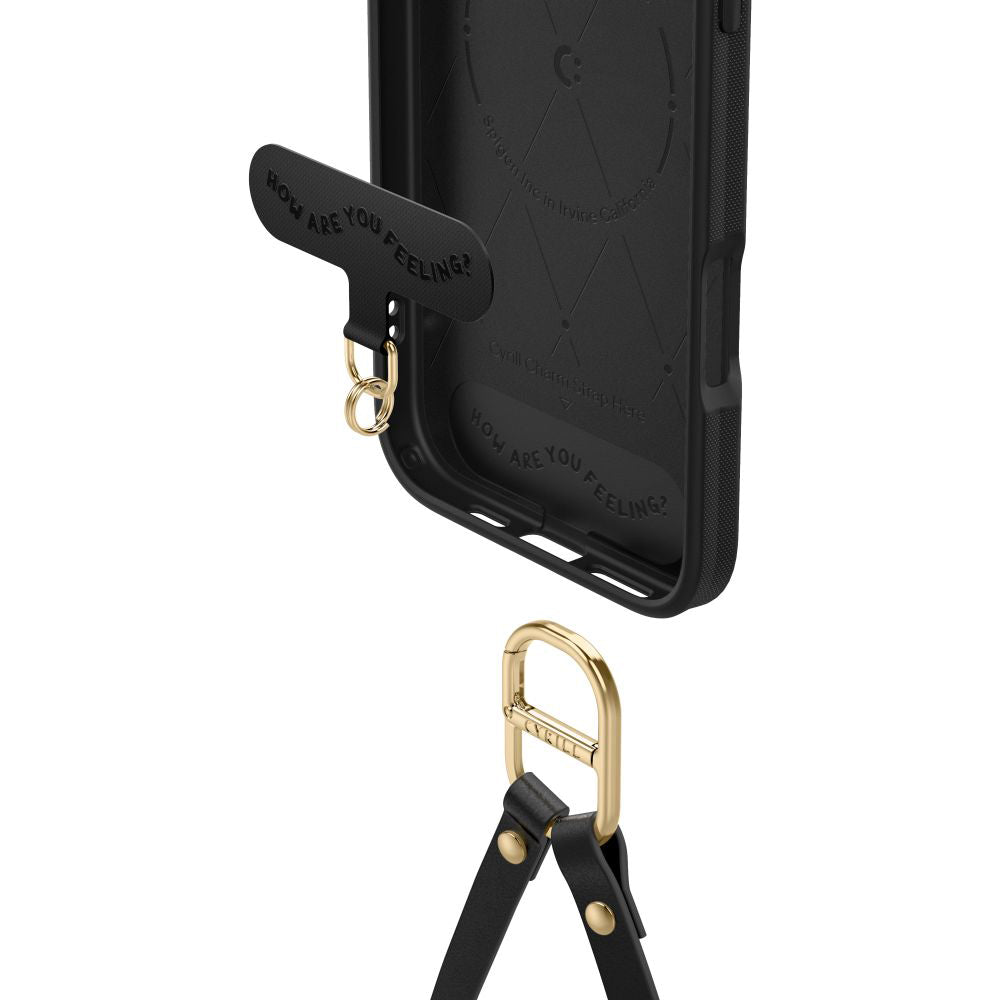 MagSafe Case for Apple iPhone 16 Pro, Spigen, Cyrill Kajuk Classic Charm, Black ACS08409