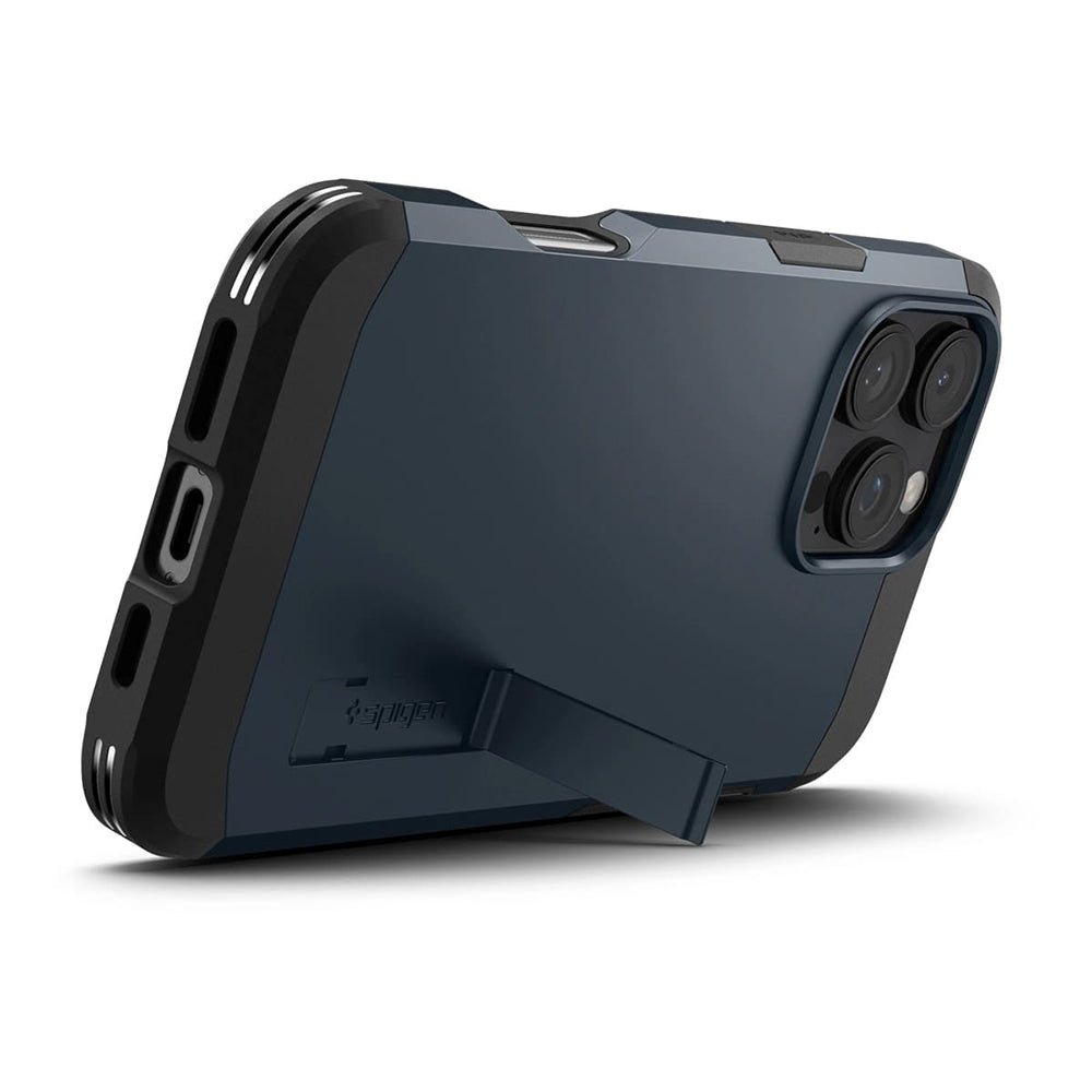 MagSafe cover til Apple iPhone 16 Pro, Spigen, Tough Armor, Blå ACS08147