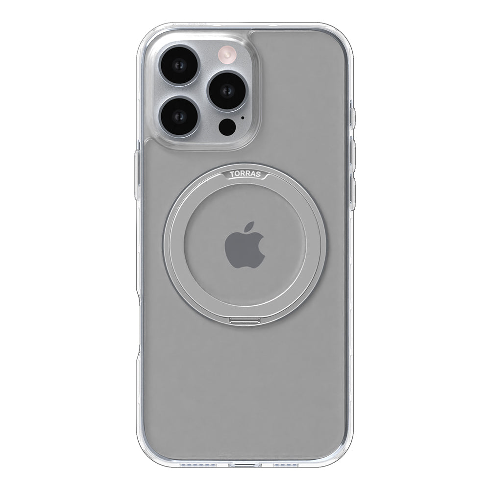 MagSafe cover til Apple iPhone 16 Pro, Torras, Ostand Pro, Transparent