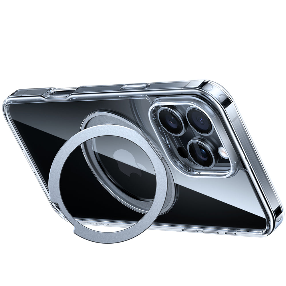 MagSafe cover til Apple iPhone 16 Pro, Torras, Ostand Pro, Transparent