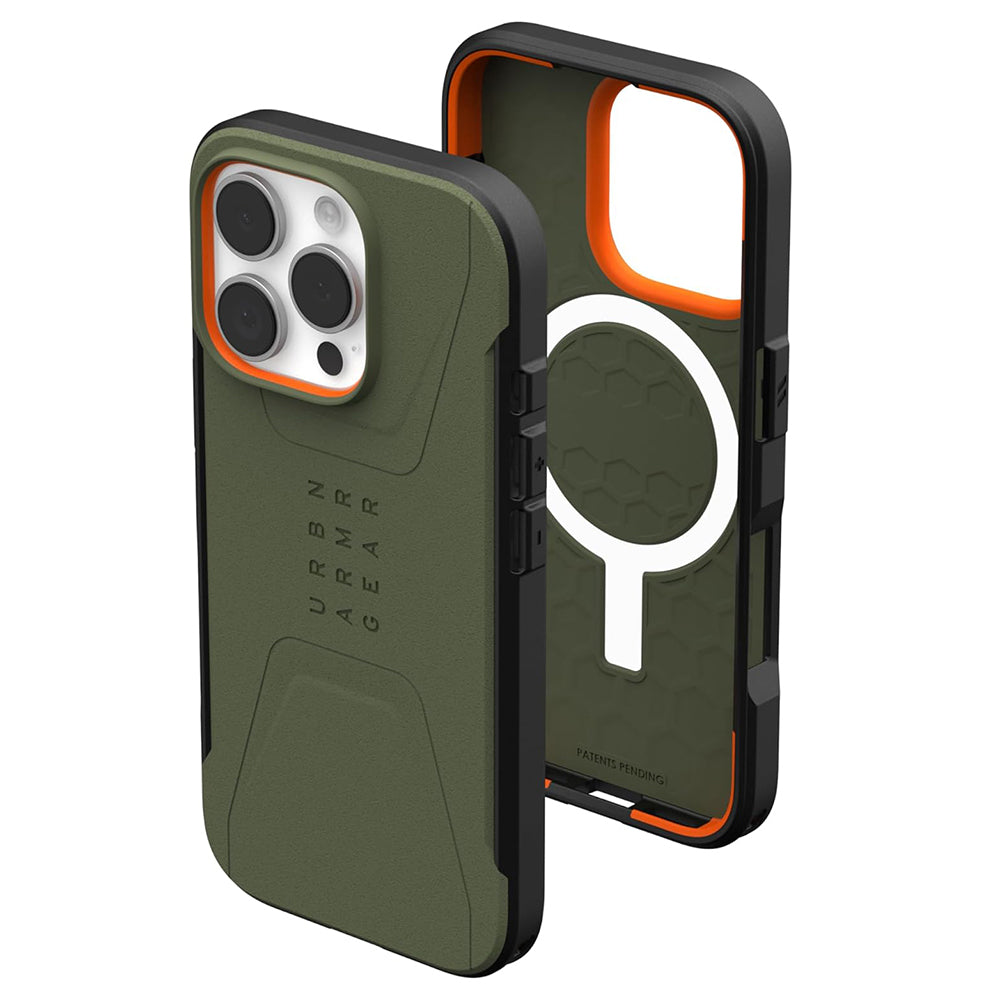 MagSafe cover til Apple iPhone 16 Pro, Urban Armor Gear, Civilian, Grøn