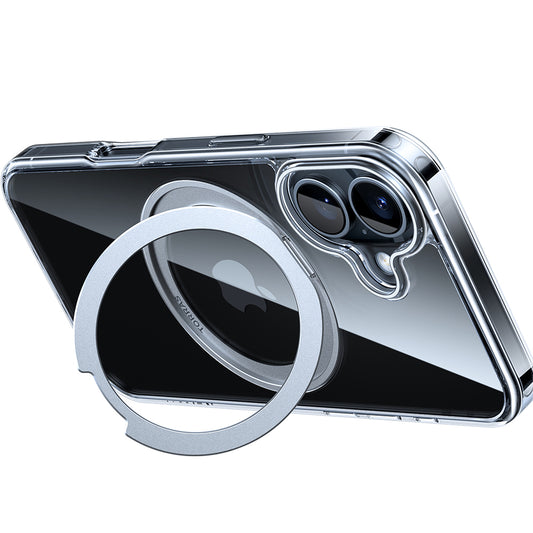 MagSafe cover til Apple iPhone 16, Torras, Ostand Pro, Transparent