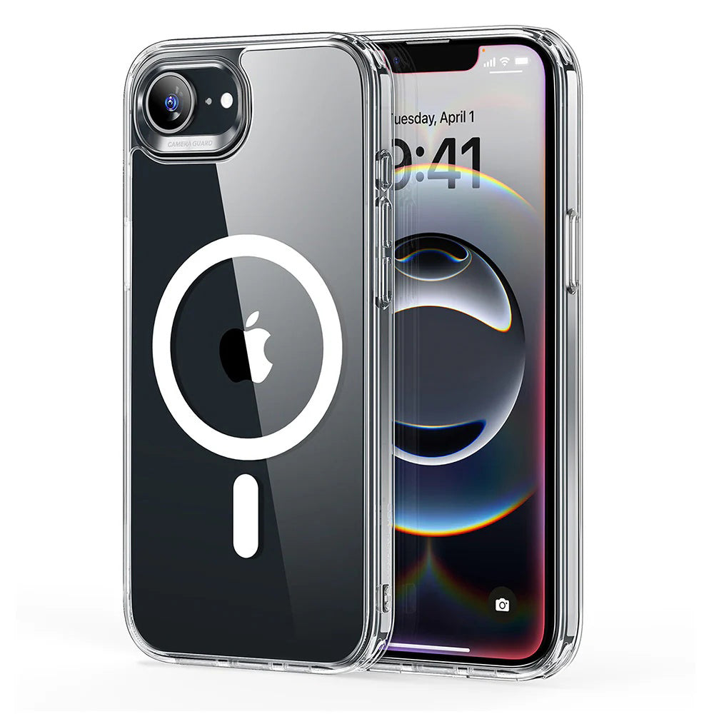 MagSafe cover til Apple iPhone 17e / 16e, ESR, Classic Hybrid, Gennemsigtig