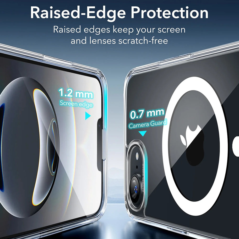 MagSafe cover til Apple iPhone 17e / 16e, ESR, Classic Hybrid, Gennemsigtig