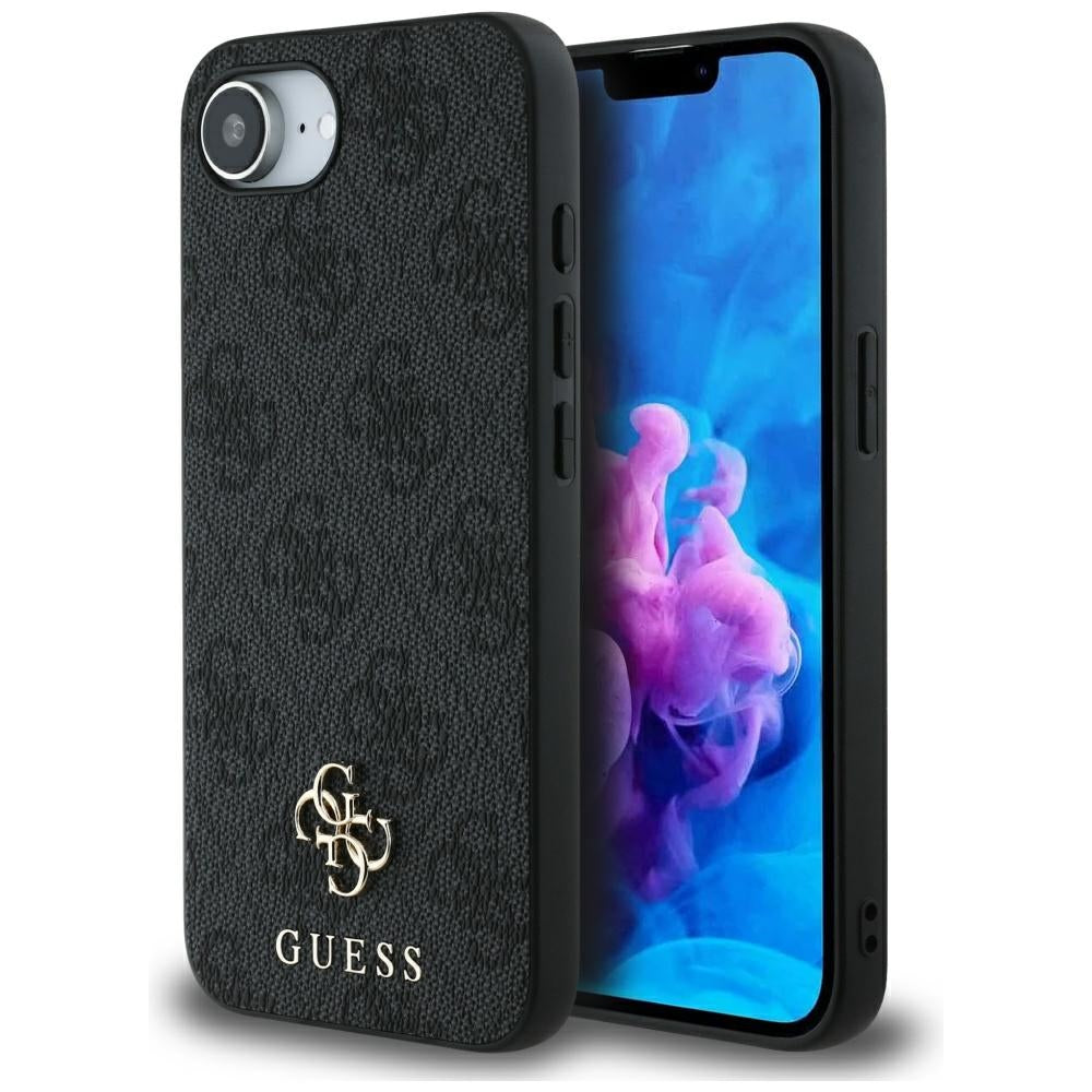 MagSafe cover til Apple iPhone 17e / 16e, Guess, 4G Classic, Sort