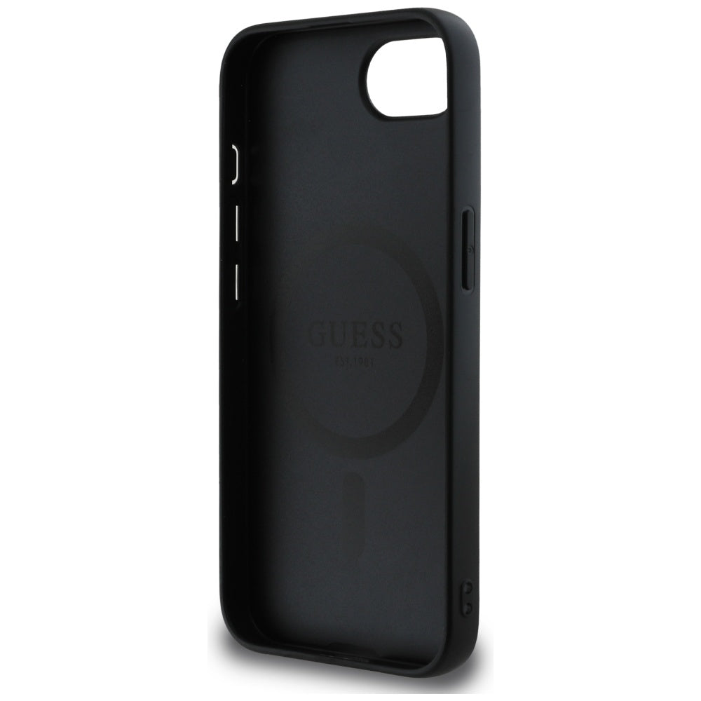 MagSafe cover til Apple iPhone 17e / 16e, Guess, 4G Classic, Sort