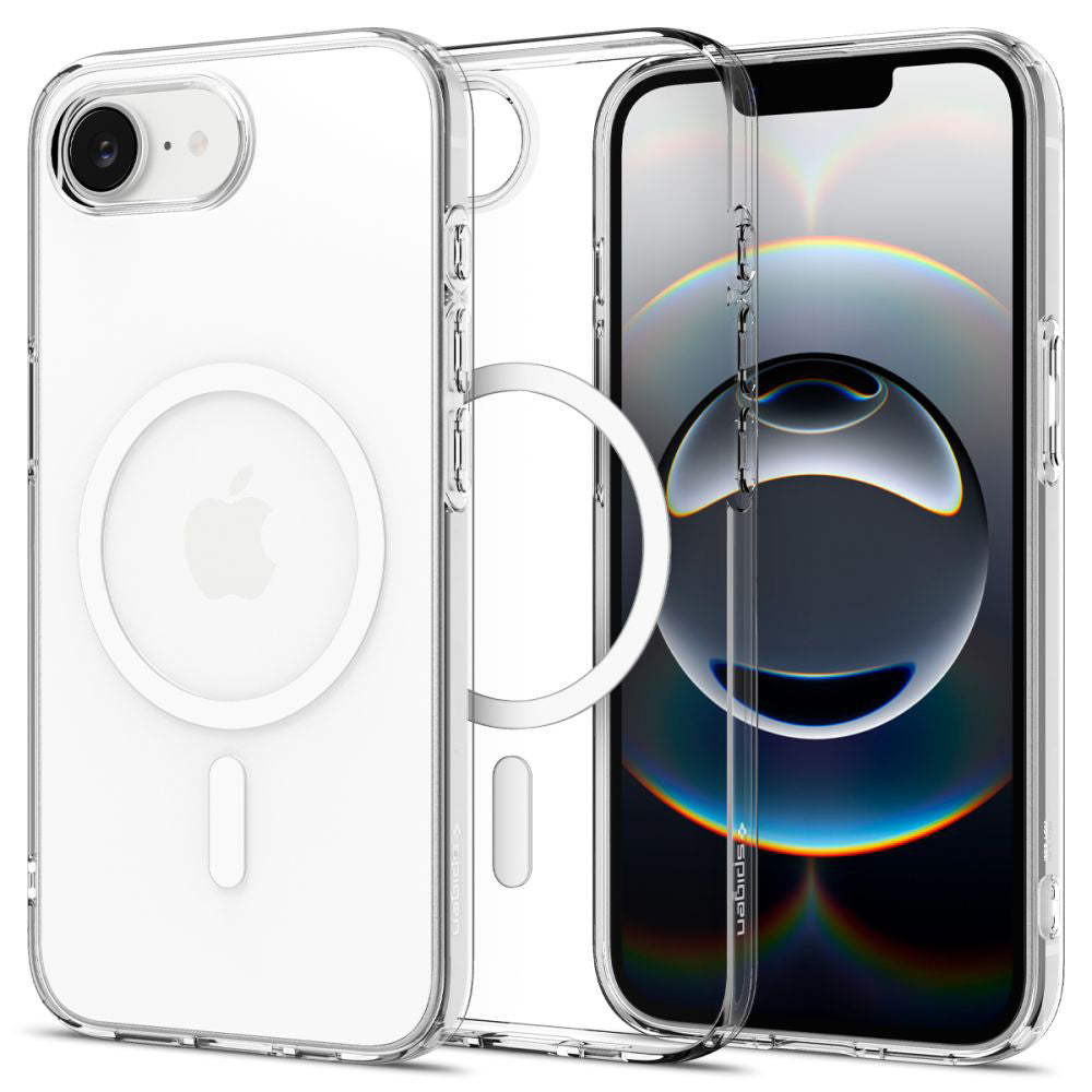 MagSafe cover til Apple iPhone 17e / 16e, Spigen, Liquid Crystal, Gennemsigtig