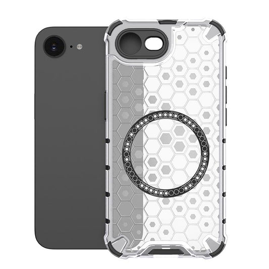 MagSafe-etui til Apple iPhone 17e / 16e, Techsuit, HoneyComb Shield, Hvid
