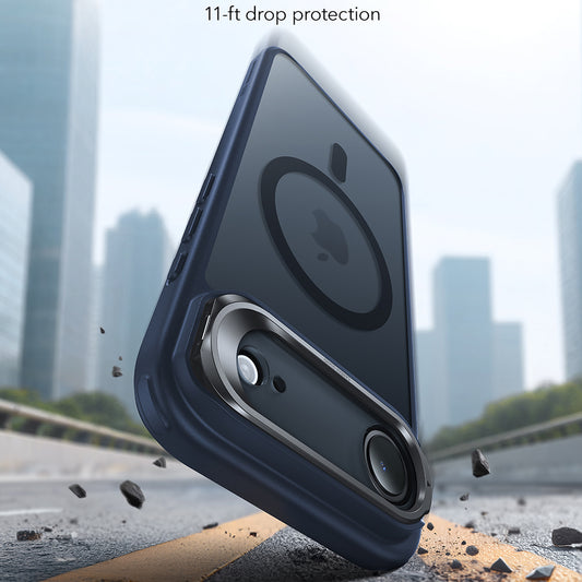 MagSafe cover til Apple iPhone 17 Air, ESR, Classic Hybrid Kickstand, Satinblå