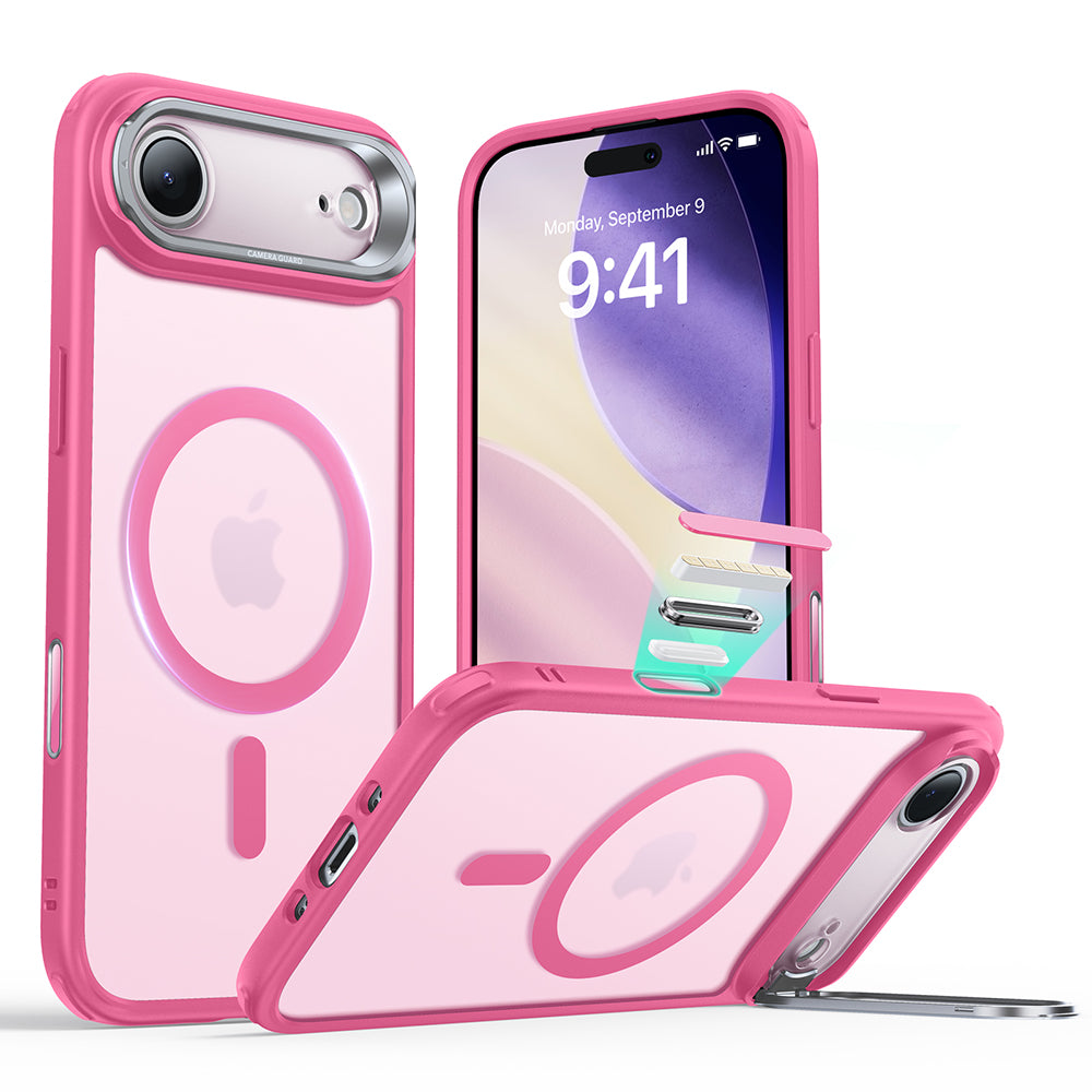 MagSafe cover til Apple iPhone 17 Air, ESR, Classic Hybrid Kickstand, Satinrosa