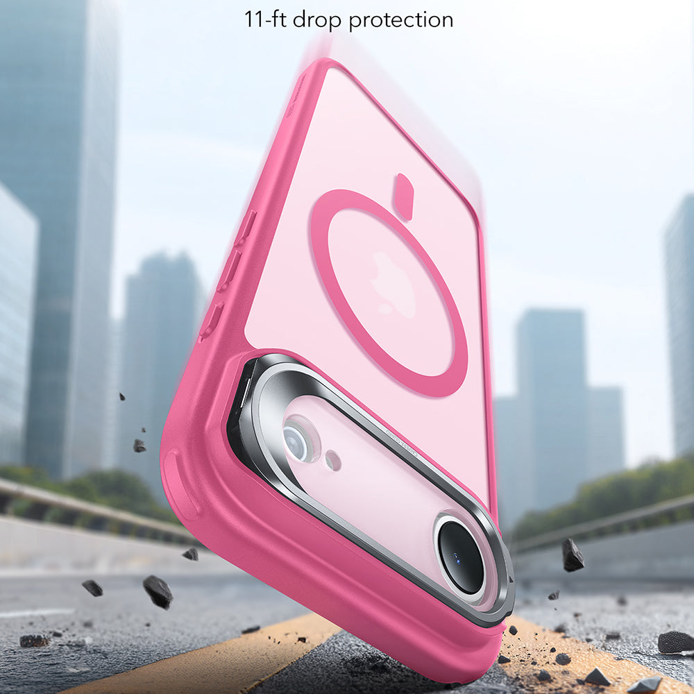 MagSafe cover til Apple iPhone 17 Air, ESR, Classic Hybrid Kickstand, Satinrosa